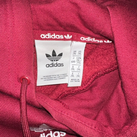 ***SOLD***Adidas XXL Burgundy Sweat Suit - Picture 7 of 7